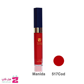 رژ لب مایع مات مخملی 24 ساعته مانیدا manida