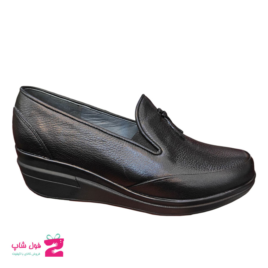 کفش طبی پاشنه بلند زنانه چرم طبیعی  تبریز کد 1618