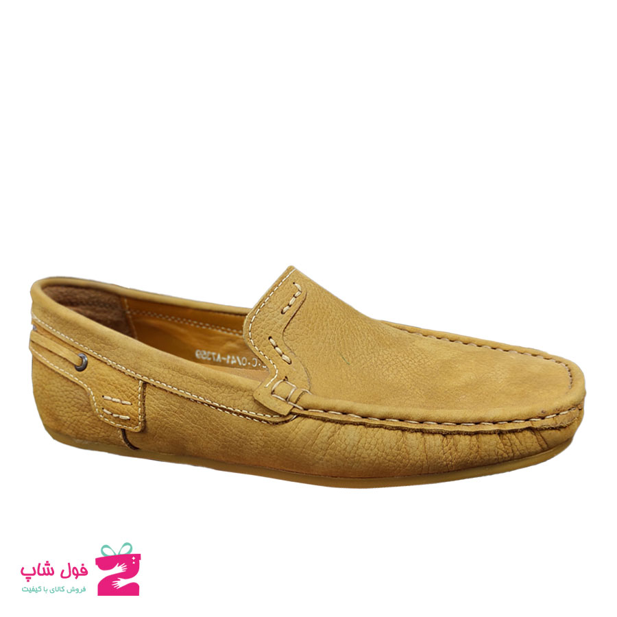 کفش کالج مردانه چرم طبیعی تبریز کد 1684
