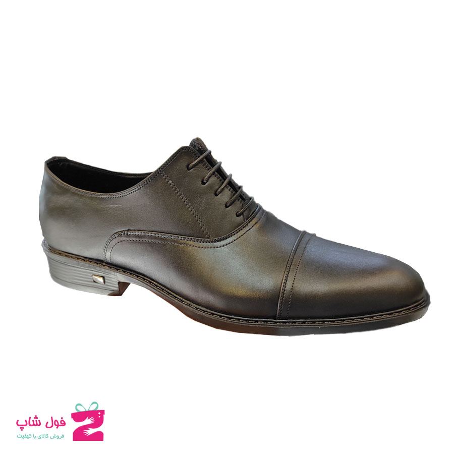 کفش مردانه مجلسی  چرم طبیعی گاوی  تبریز کد 1765