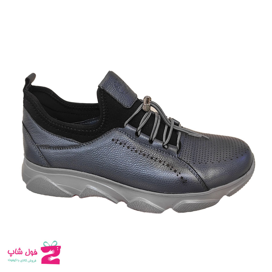 کفش مردانه اسپرت چرم طبیعی گاوی تبریز کد 2071