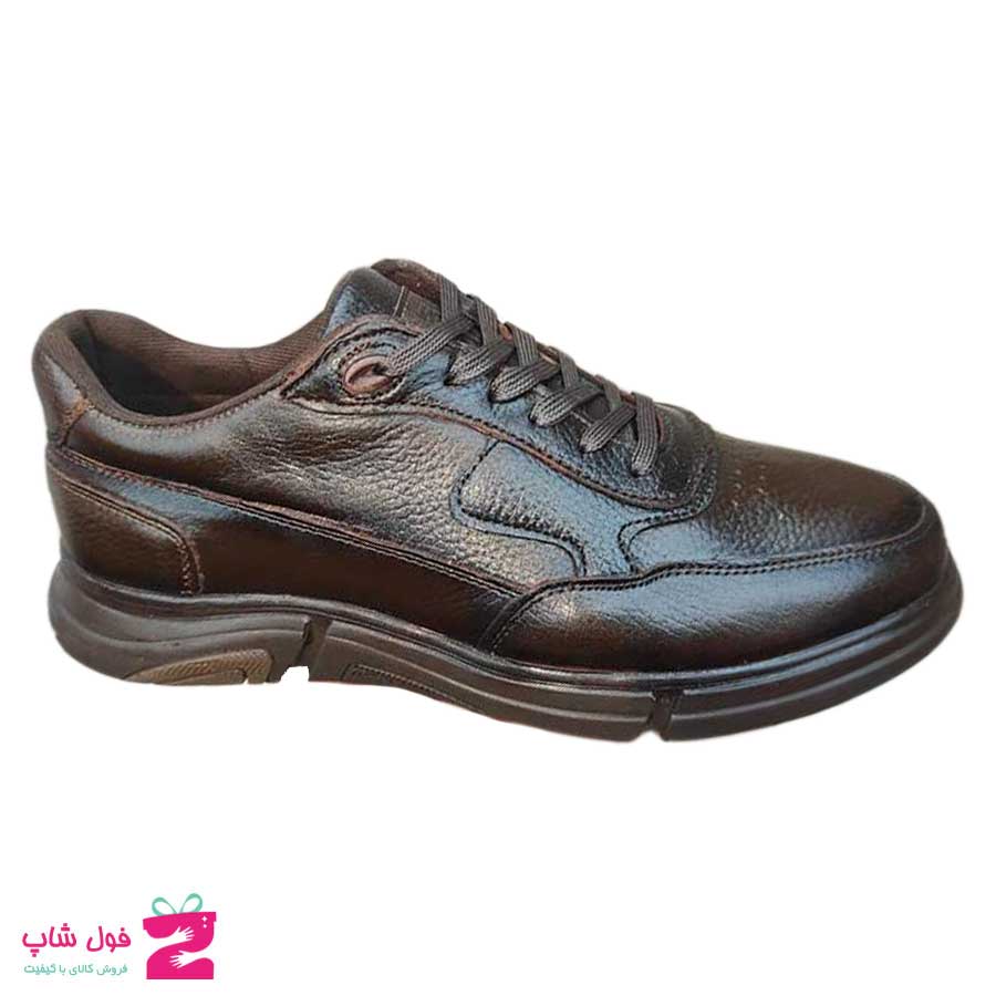 کفش مردانه اسپرت چرم طبیعی گاوی تبریز کد 2297