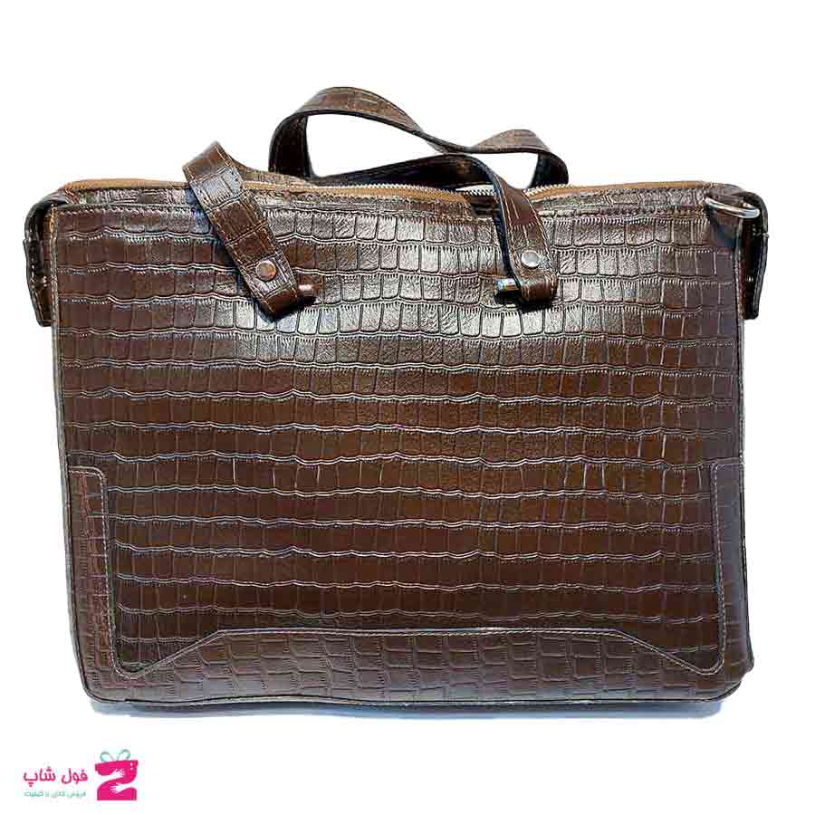 کیف اداری لپ تاپی  چرم  طبیعی  تبریز  کد 2373