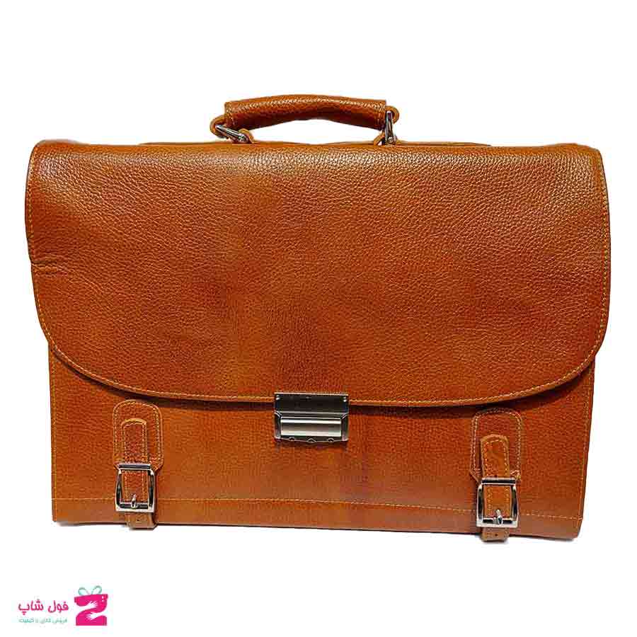 کیف اداری لپ تاپی  چرم  طبیعی  تبریز  کد 2376