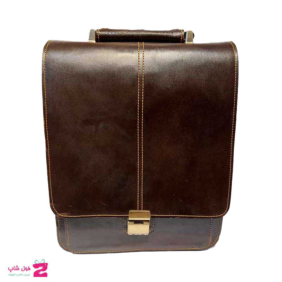 کیف  اسپرت دوشی اداری چرم طبیعی  تبریز کد 2403