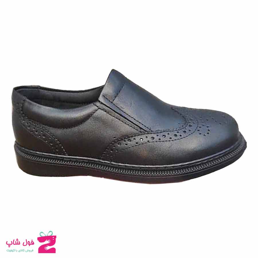 کفش طبی پسرانه چرم طبیعی تبریز کد 2424