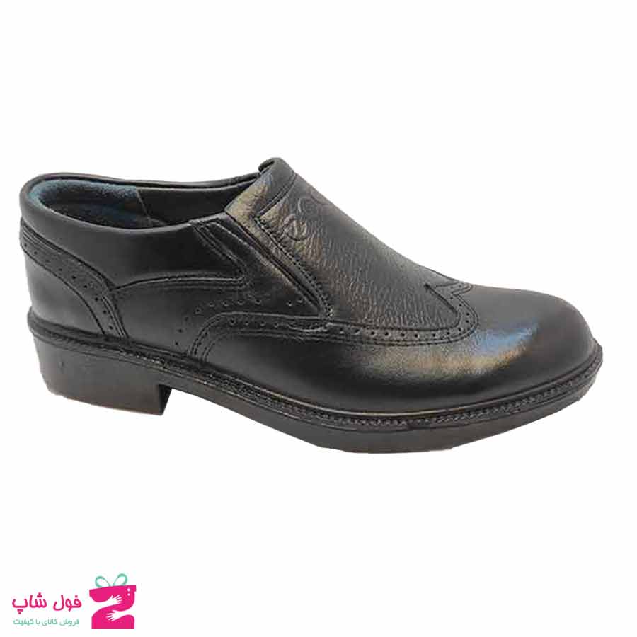 کفش مردانه مجلسی  چرم طبیعی گاوی  تبریز کد 2454