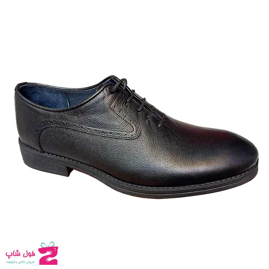 کفش مردانه مجلسی  چرم طبیعی گاوی  تبریز کد 2525