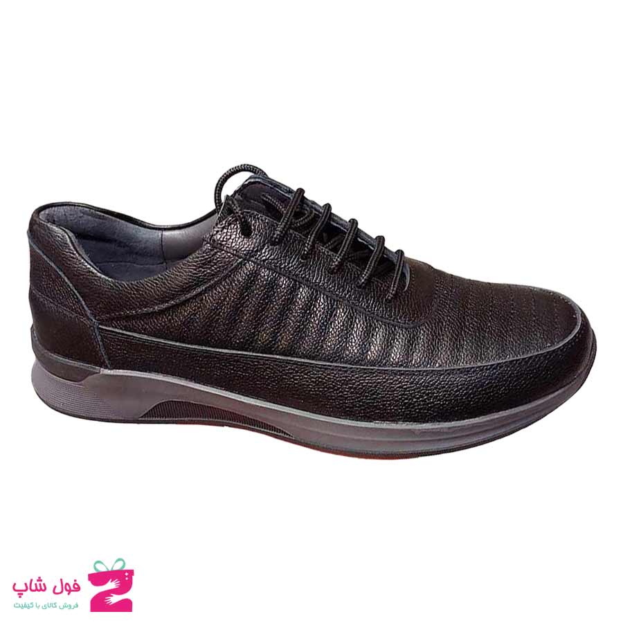 کفش اسپورت مردانه چرم طبیعی تبریز کد 2618