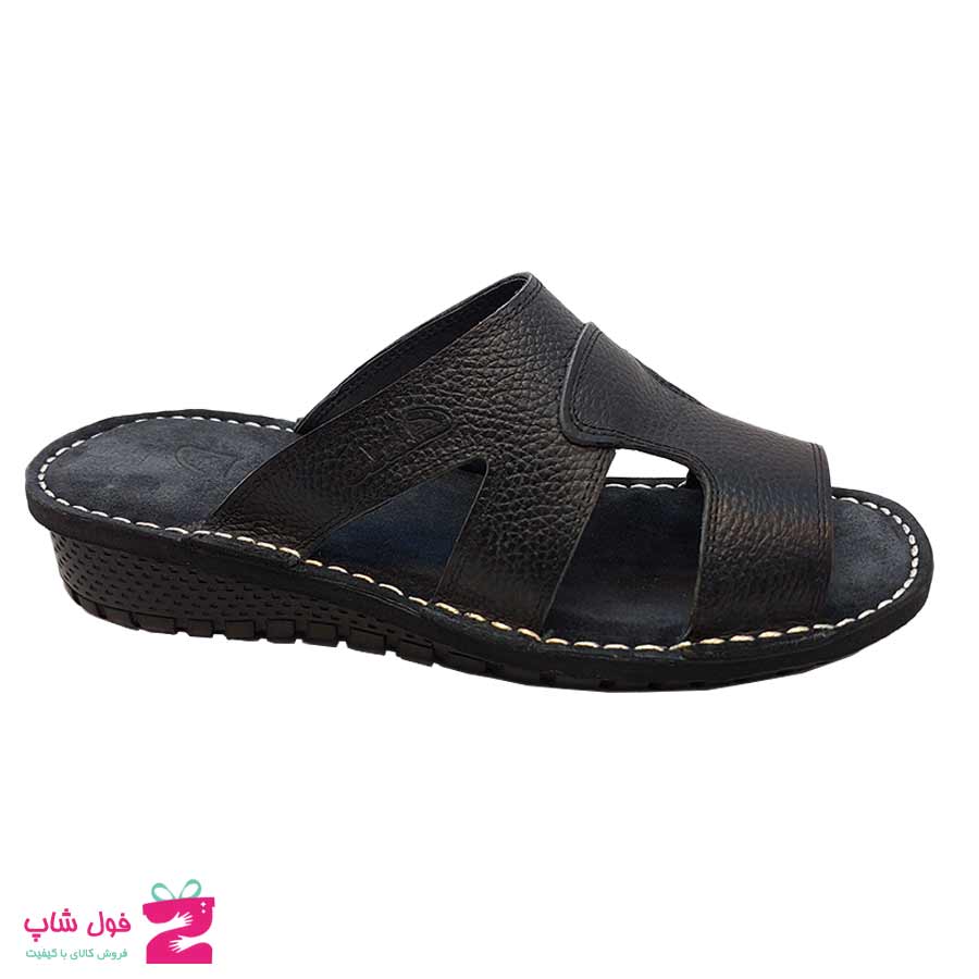 صندل مردانه  چرم طبیعی گاوی تبریز  کد 2707