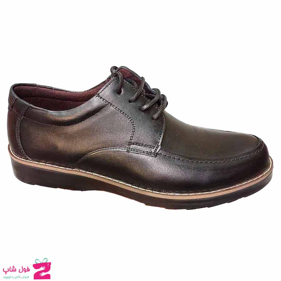 کفش مردانه طبی راحتی چرم طبیعی تبریز کد 3099