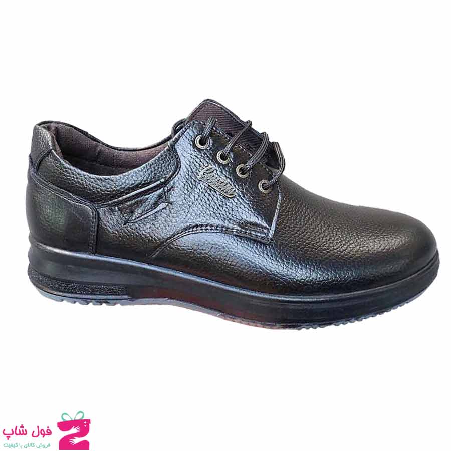 کفش مردانه طبی راحتی بزرگپا چرم طبیعی تبریز کد 3122