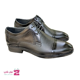 کفش مجلسی  مردانه چرم طبیعی گاوی تبریز کد 3278