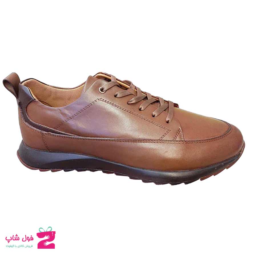 کفش اسپورت مردانه چرم طبیعی تبریز کد 2613