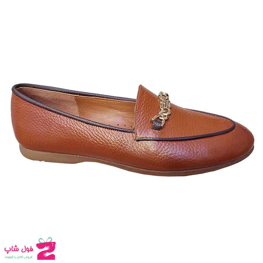 کفش کالج زنانه  چرم طبیعی تبریز کد 2840