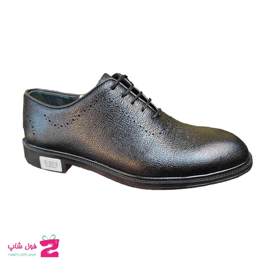 کفش مردانه مجلسی  چرم طبیعی گاوی  تبریز کد 1839