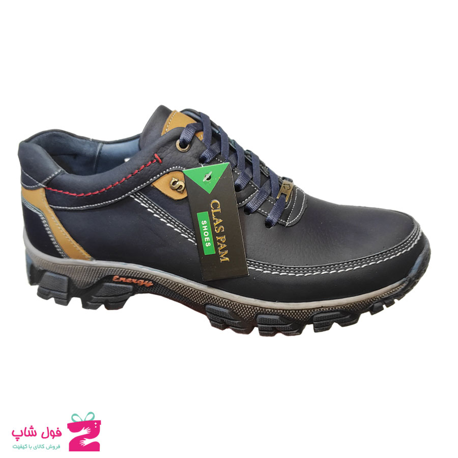 کفش مردانه اسپرت چرم طبیعی گاوی تبریز کد 2035