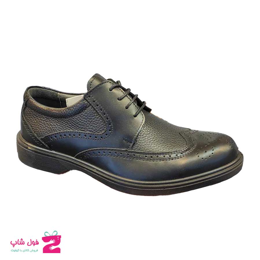 کفش مردانه مجلسی  چرم طبیعی گاوی  تبریز کد 1824