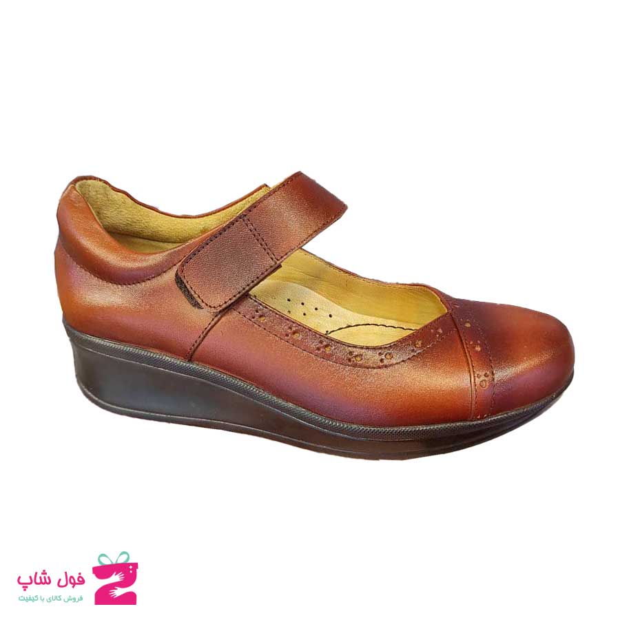 کفش طبی راحتی زنانه چرم طبیعی  تبریز کد 1830