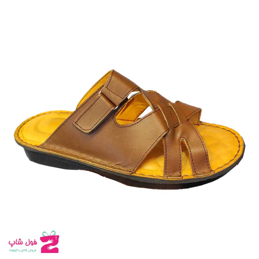 صندل طبی مردانه چرم طبیعی گاوی تبریز  کد1831