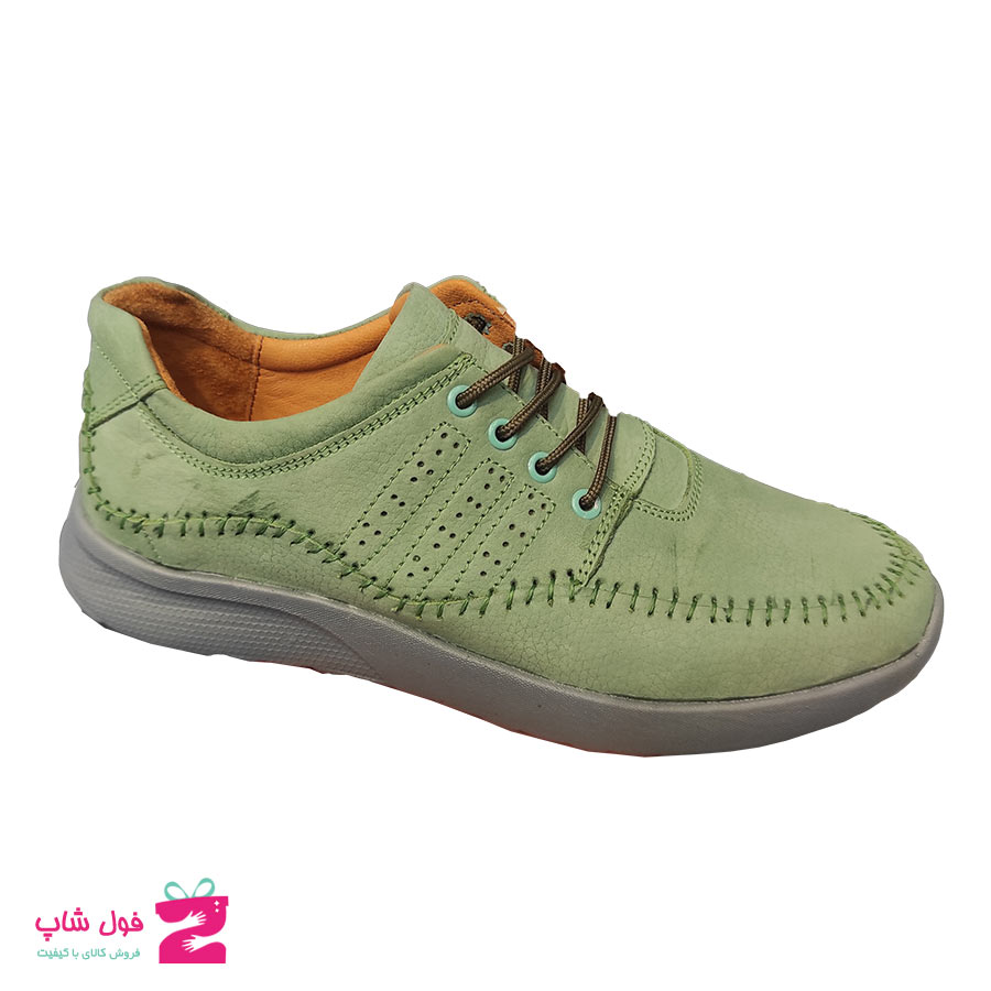 کفش اسپرت مردانه چرم طبیعی گاوی تبریز کد 3251