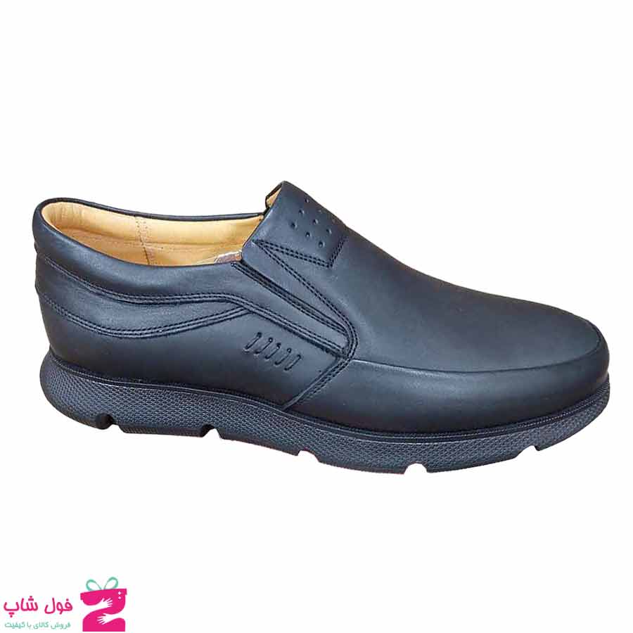 کفش مردانه طبی راحتی چرم طبیعی تبریز کد 3116
