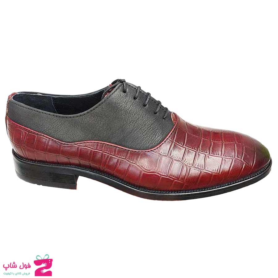 کفش مجلسی  مردانه چرم طبیعی گاوی کد 3031