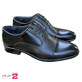کفش مجلسی  مردانه چرم طبیعی گاوی تبریز کد 3298