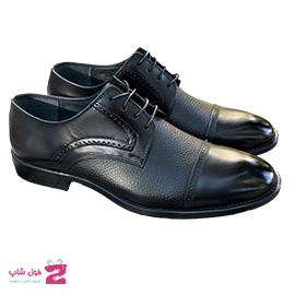 کفش مجلسی  مردانه چرم طبیعی گاوی تبریز کد 3299