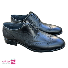 کفش مجلسی  مردانه چرم طبیعی گاوی تبریز کد 3300