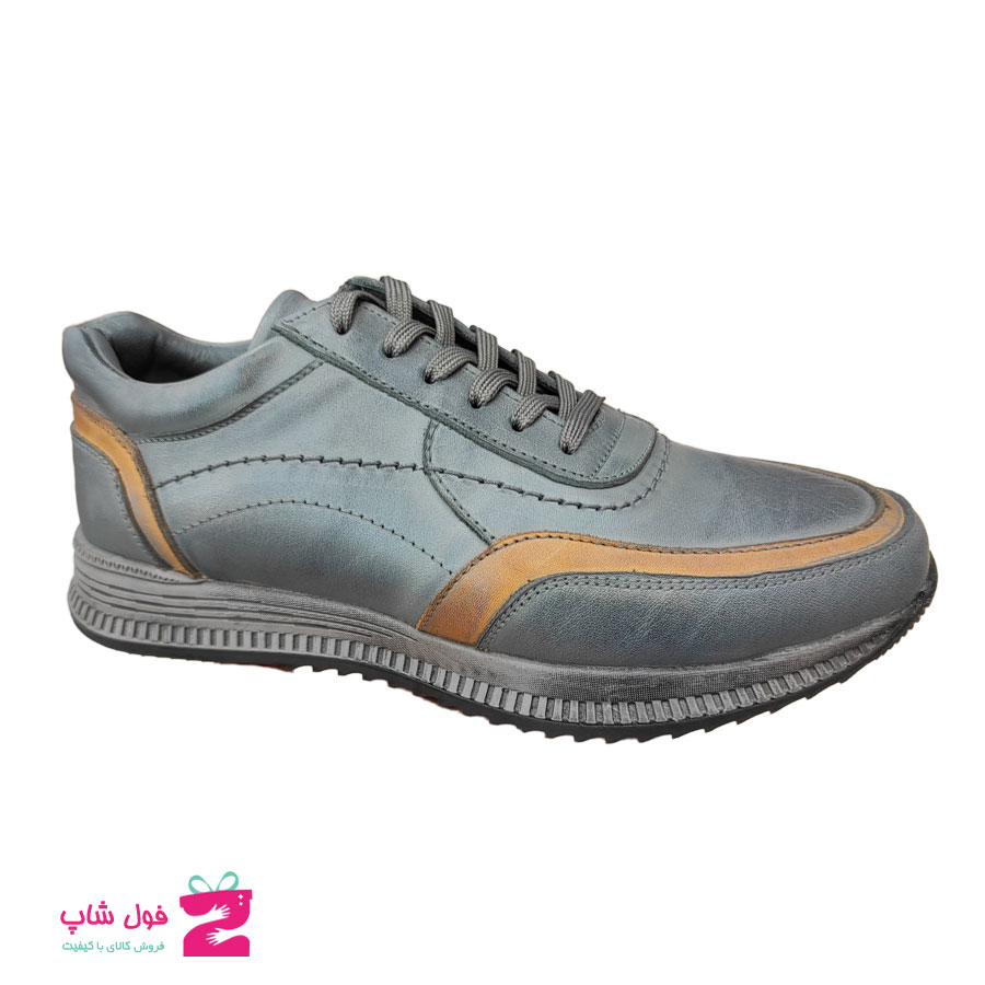 کفش مردانه اسپرت چرم طبیعی گاوی تبریز کد 1799