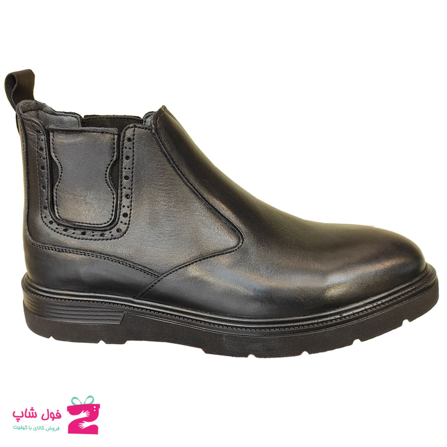 نیم بوت مردانه مجلسی چرم طبیعی  تبریز کد 2103