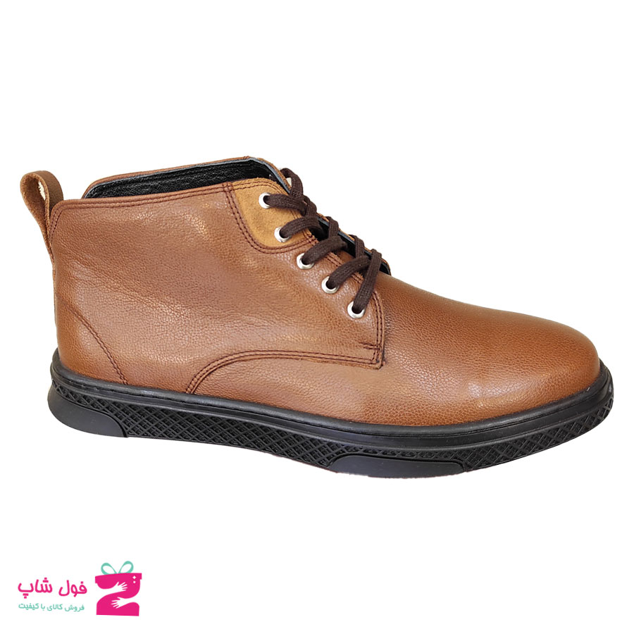 نیم بوت مردانه مجلسی چرم طبیعی  تبریز کد 2109