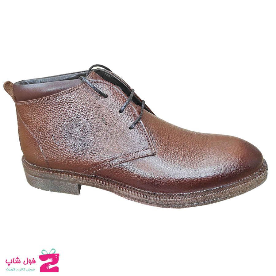 نیم بوت مردانه مجلسی چرم طبیعی  تبریز کد 2173