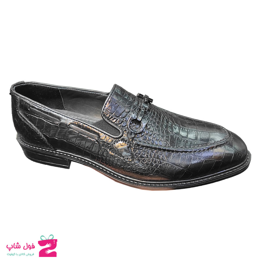 کفش مردانه مجلسی  چرم طبیعی گاوی  تبریز کد 2267