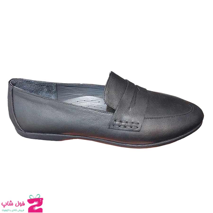 کفش کالج زنانه  چرم طبیعی تبریز کد 2862