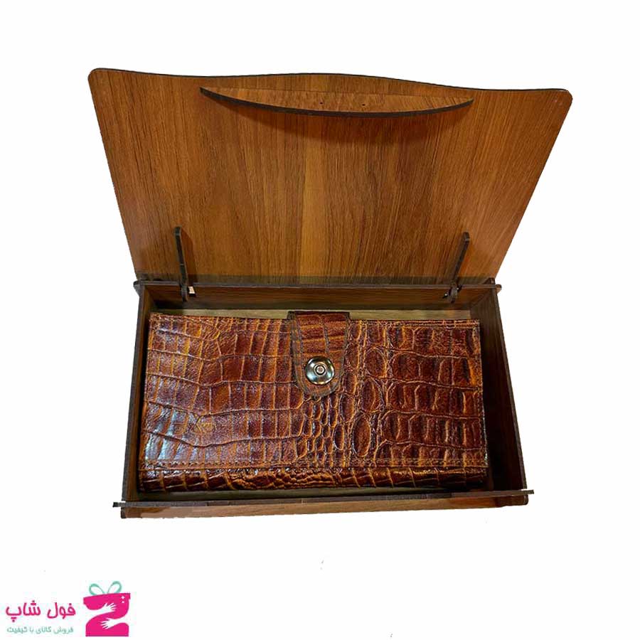 کیف پول چرم طبیعی تبریز کد  3181