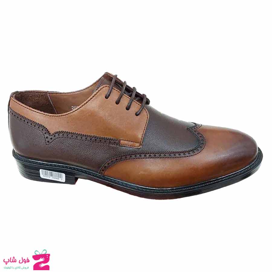 کفش مجلسی  مردانه چرم طبیعی گاوی کد 2959