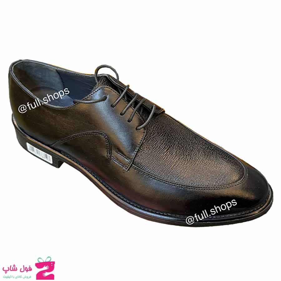 کفش مجلسی  مردانه چرم طبیعی گاوی کد 3205