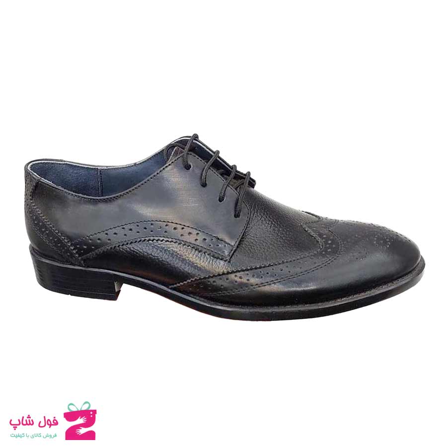 کفش مردانه مجلسی  چرم طبیعی گاوی  تبریز کد 2589