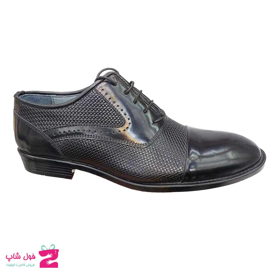 کفش مردانه مجلسی  چرم طبیعی گاوی  تبریز کد 2591