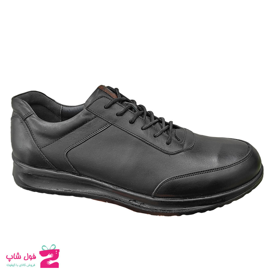 کفش اسپرت مردانه  بزرگ پا چرم تبریز  کد 2199