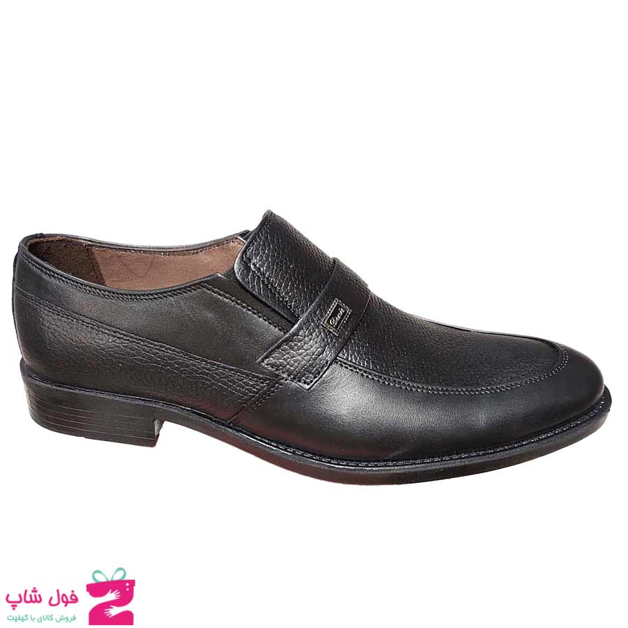 کفش مجلسی  مردانه چرم طبیعی گاوی کد 2915