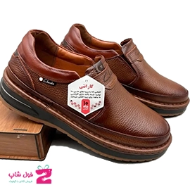 کفش مردانه طبی مدل کلارک چرم طبیعی تبریز کد 3403