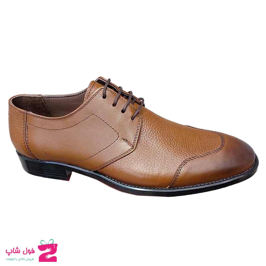 کفش مردانه مجلسی  چرم طبیعی گاوی  تبریز کد 2572