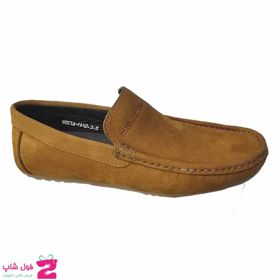 کفش کالج مردانه چرم طبیعی تبریز کد 3153