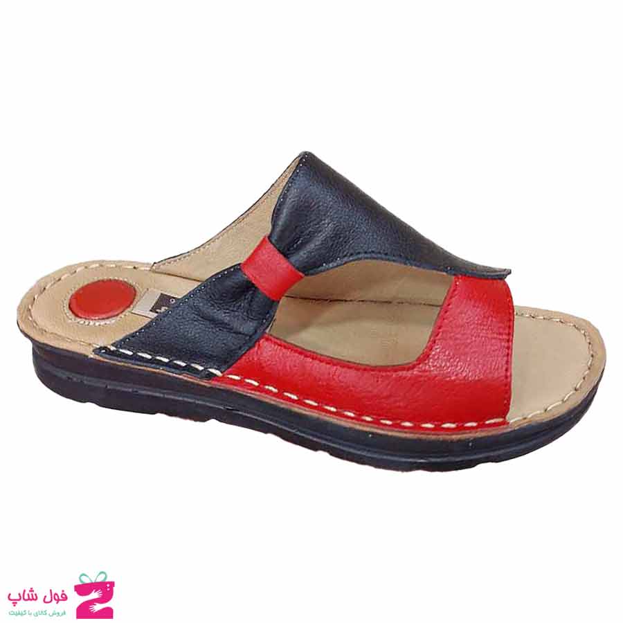 صندل طبی زنانه چرم طبیعی  گاوی تبریز کد 2994