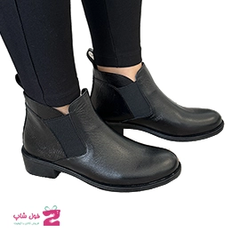 نیم بوت  مجلسی زنانه چرم  طبیعی تبریز کد 3381