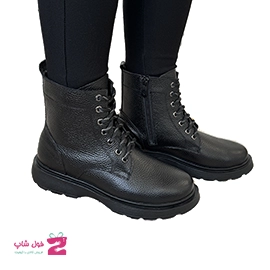 نیم بوت  اسپرتی زنانه چرم  طبیعی تبریز کد 3382