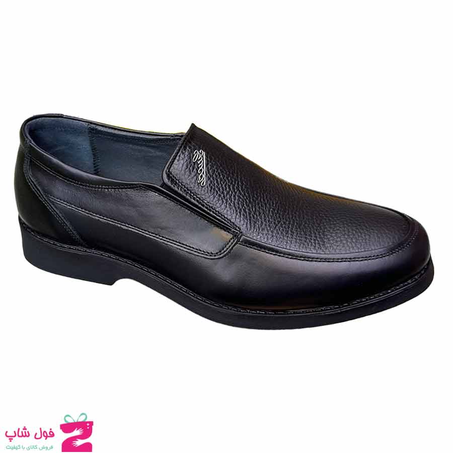 کفش مجلسی  مردانه چرم طبیعی گاوی کد 3188